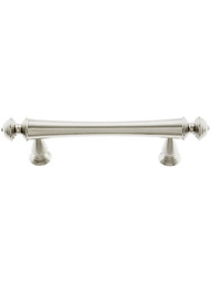 Classical Revival Drawer Pull - 3 inch Center to Center in Polished Nickel.